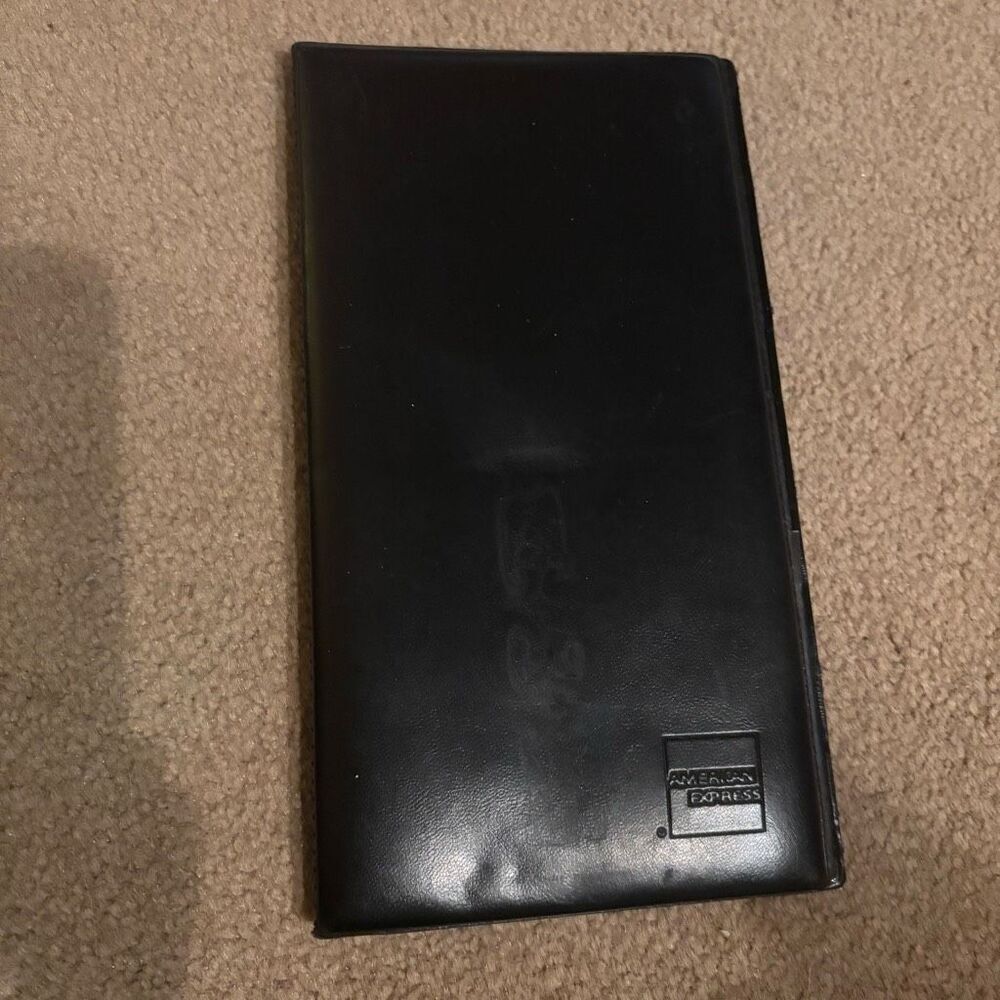American Express Restaurant Guest Check Folder